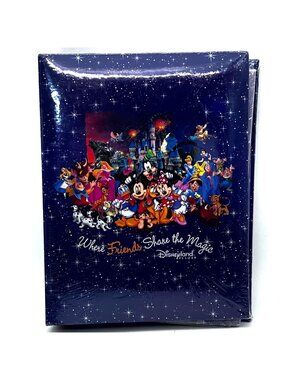 Disneyland Resort "Where Friends Share The Magic" 200 4x6 Photo Album With Memo